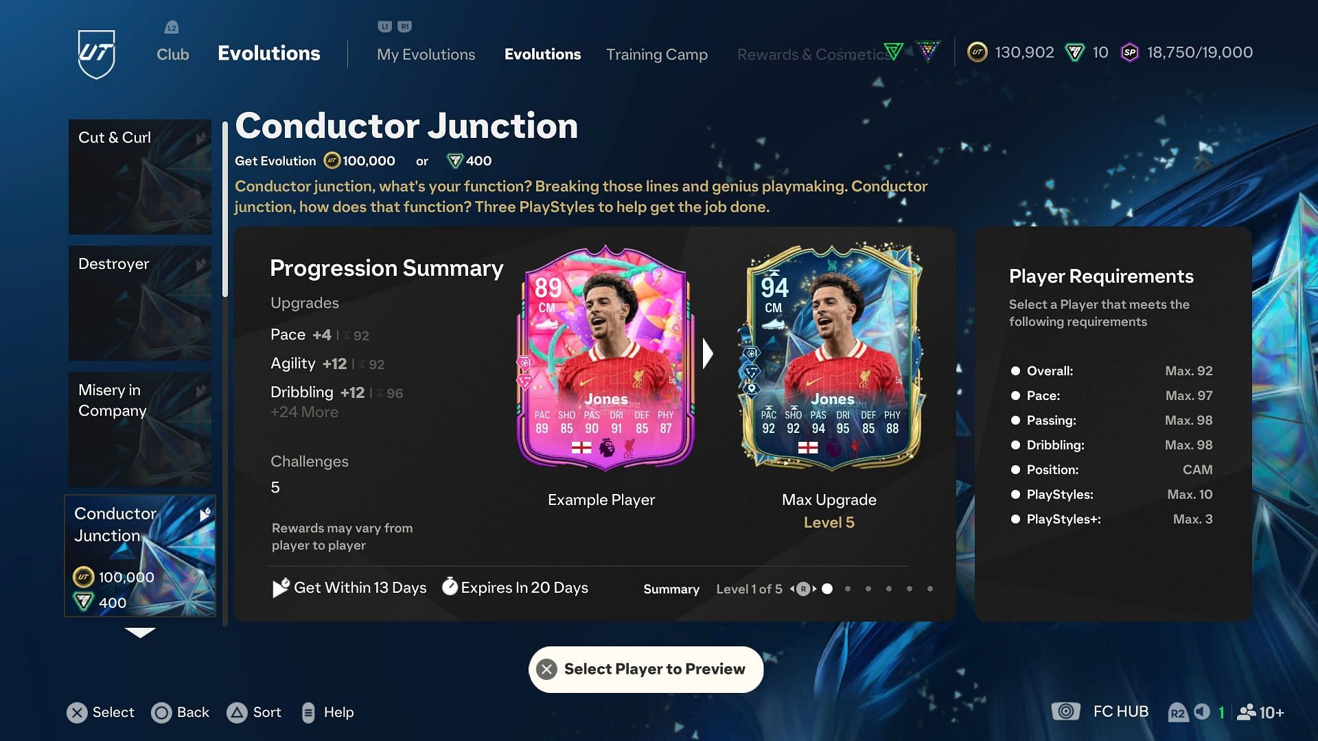 The requirements (Image via EA Sports)